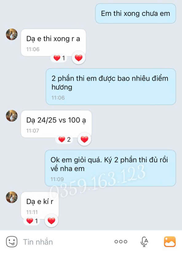 Học viên thực hành