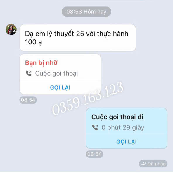 Học viên thực hành